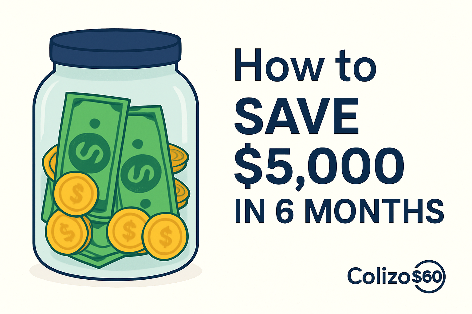 how to save 5000 in 6 months