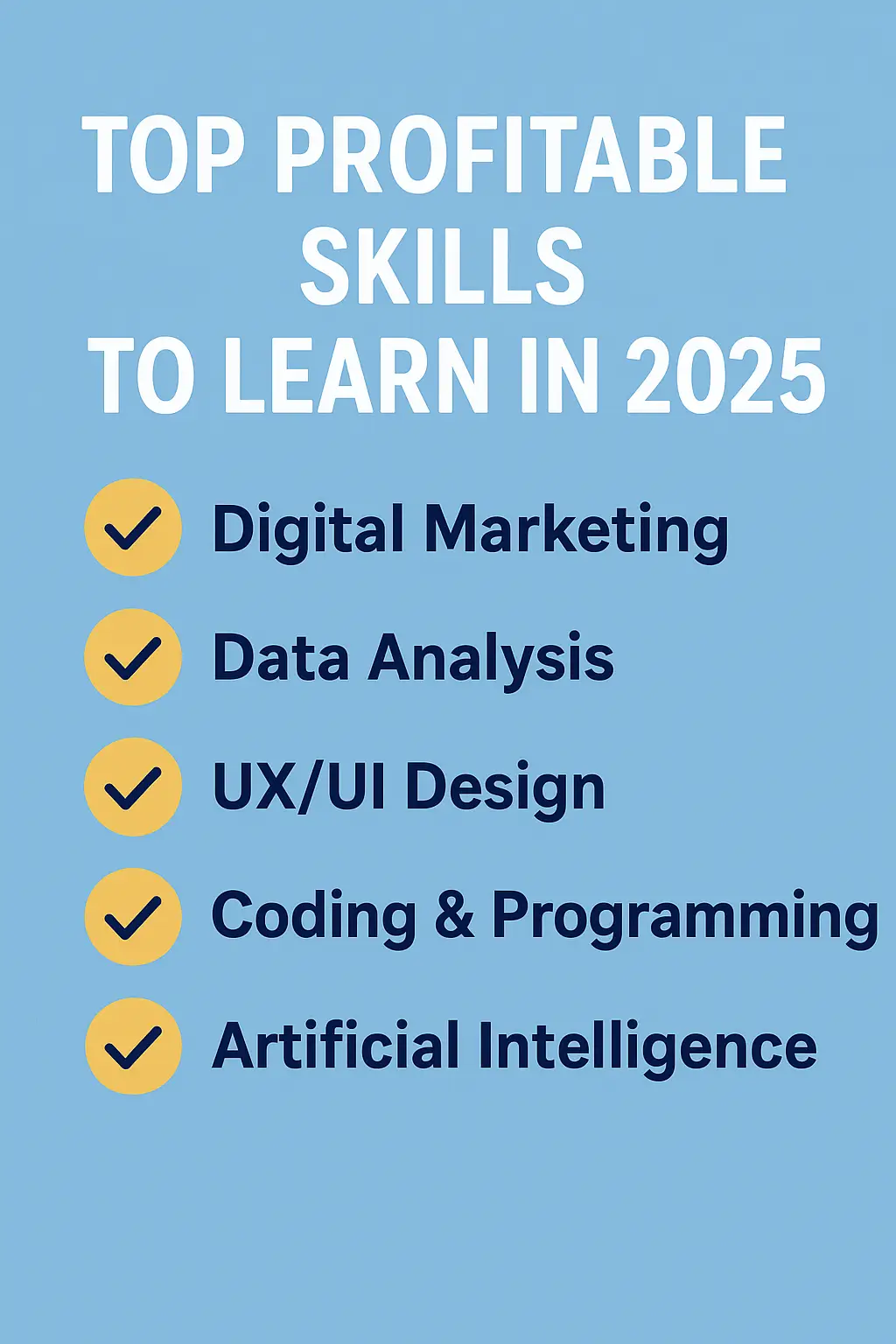 top profitable skills to learn in 2025