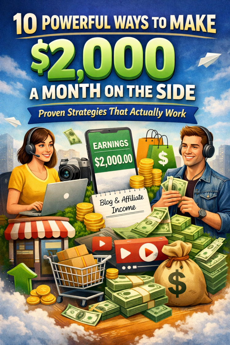 How can I make $2000 a month on the side